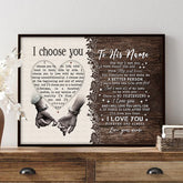 Mens Personalized Valentines Gifts | Custom Canvas Prints