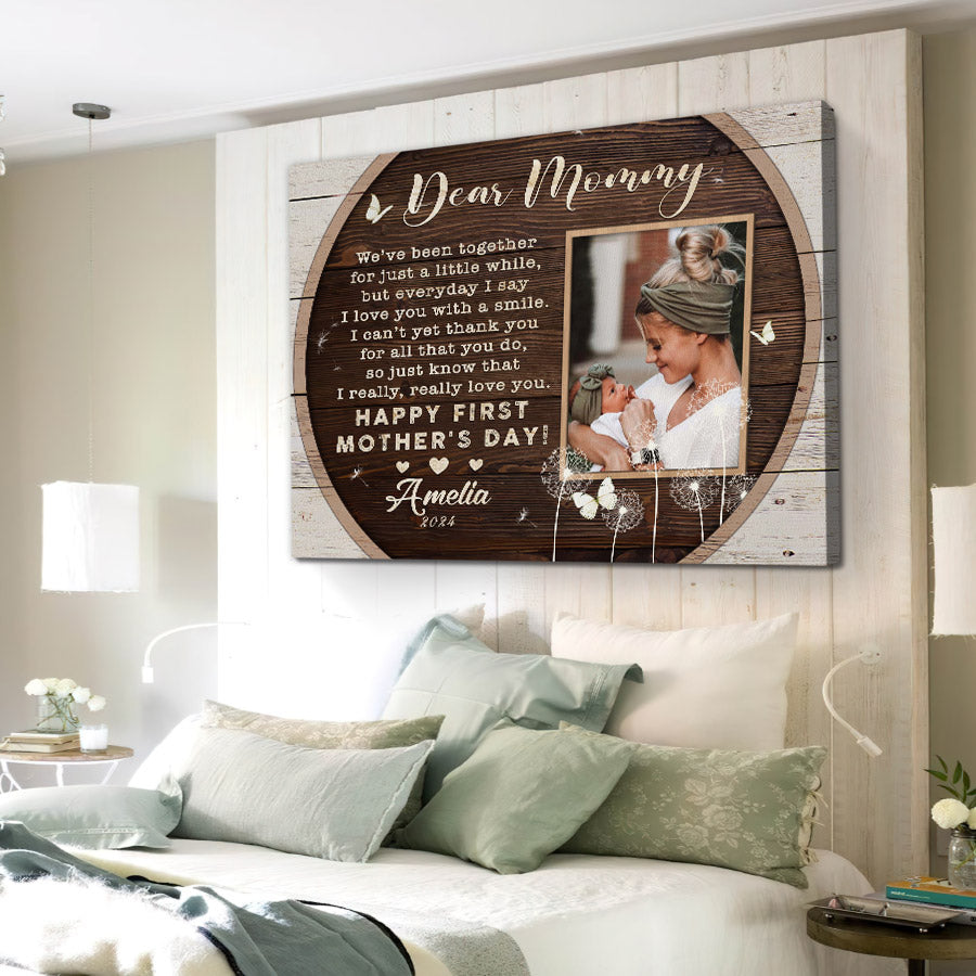 Mother’s Day Gifts For First Time Moms | Custom Canvas Mother’s Day Gifts