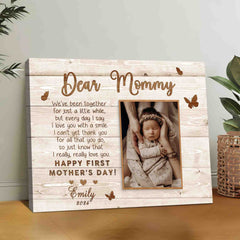 Mother’s Day Gifts For First Time Moms | Dear Mommy Custom Photo Canvas Mothers Day Gifts
