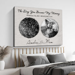 Mother’s Day Gifts For First Time Moms | First Time Mothers Day Gift Canvas