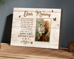 Mother’s Day Gifts For New Moms | Dear Mommy Mothers Day Gift Canvas