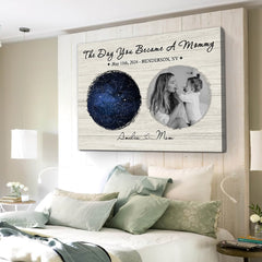 Mother’s Day Gifts For New Moms | Custom Star Map Canvas Prints For Mother’s Day