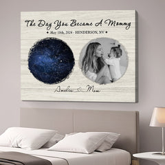Mother’s Day Gifts For New Moms | Custom Star Map Canvas Prints For Mother’s Day