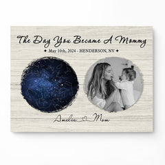Mother’s Day Gifts For New Moms | Custom Star Map Canvas Prints For Mother’s Day