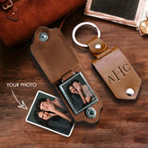 Personalised Boyfriend Valentines Gifts | Custom Leather Keychain