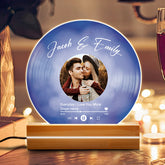 Personalised First Valentine Gift for Boyfriend Long Distance | Vinyl Plaque