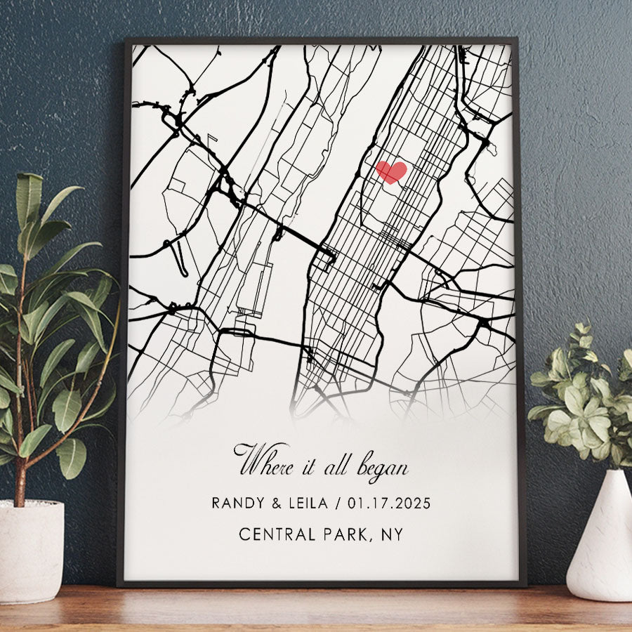 Personalised Gifts for Husband on Valentine’s Day | Map Valentine