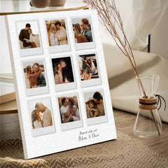 Personalised Gift for Husband on Valentine Day | Custom Canvas Print