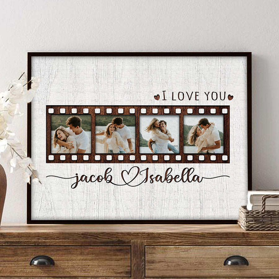 Personalised Mens Valentines Gifts | Custom Canvas Prints