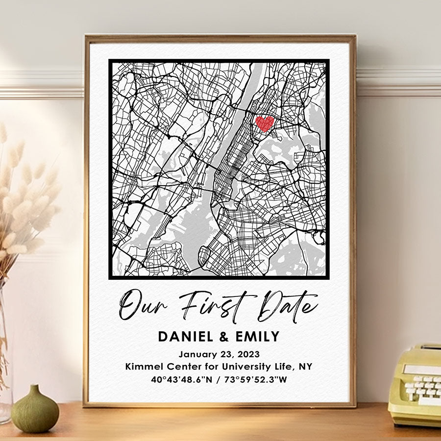 Personalised Mens Valentines Gifts | Custom Canvas Print