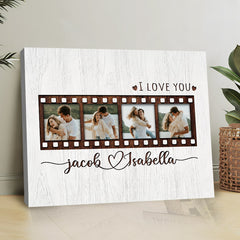 Personalised Mens Valentines Gifts | Custom Canvas Prints