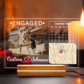 Personalised Mens Valentines Gifts | Custom Photo Night Light