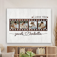 Personalised Mens Valentines Gifts | Custom Canvas Prints