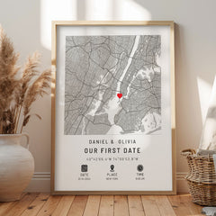 Personalised Valentine Gifts for Husband | Custom Map Prints