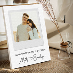 Personalised Valentine Gifts for Husband | Custom Canvas Wall Art