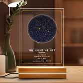 Personalised Valentine’s Gifts for Him | The Night We Met Star Map Plaque