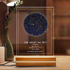 Personalised Valentine’s Gifts for Him | The Night We Met Star Map Plaque