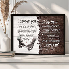 Personalised Valentine Gift For Boyfriend | Custom Canvas Wall Art