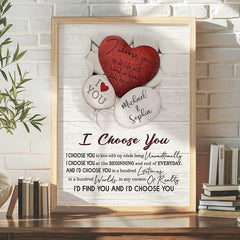 Personalised Valentines Gift For Boyfriend | Custom Canvas Wall Art