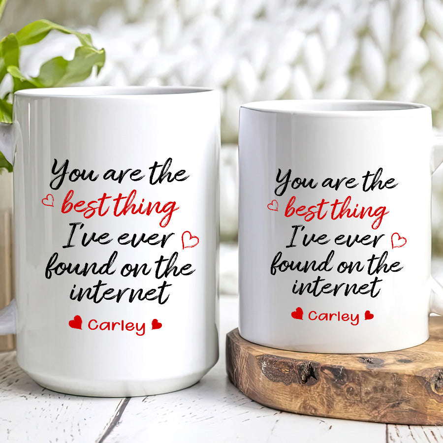 Personalised Valentines Gifts for Boyfriend | Valentine Mug