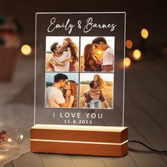 Personalised Valentines Gifts for Him | Custom Photo Plaque