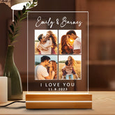 Personalised Valentines Gifts for Him | Custom Photo Plaque