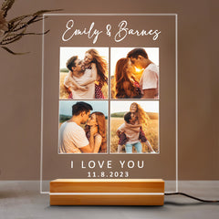 Personalised Valentines Gifts for Him | Custom Photo Plaque