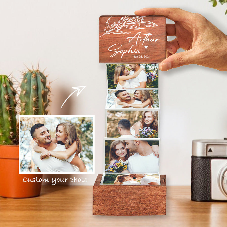 Personalised Valentines Gifts for Men | Photo Box Gift