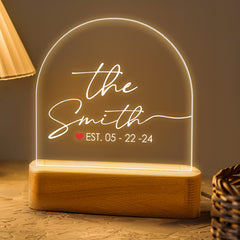 Personalized Anniversary Wedding Gifts for Couple | Custom Acrylic Plaque