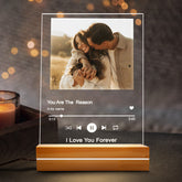 Personalized Gifts for Boyfriend Valentines | Personalized Song Led Night Light