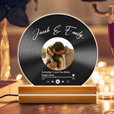 Personalized Mens Valentines Day Gifts | Custom Vinyl Record Plaque
