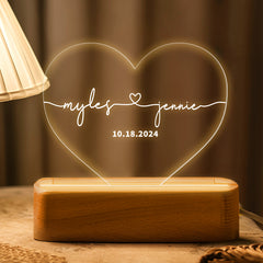 Personalized Night Light Gift| Wedding Gift for Couple