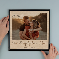 Personalized Valentine Gift for Him | Custom Canvas Poster