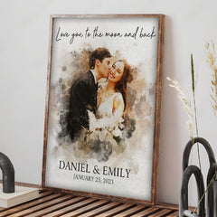 Personalized Valentine’s Day Gift for Husband | Custom Canvas Prints