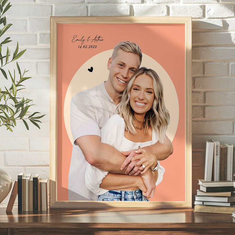 Personalized Valentine’s Day Gift for Husband | Valentines Day Canvas