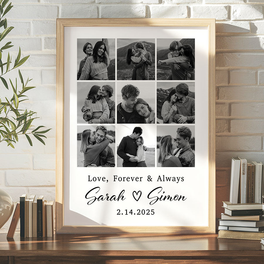Personalized Valentine’s Day Gift for Husband | Custom Canvas Print