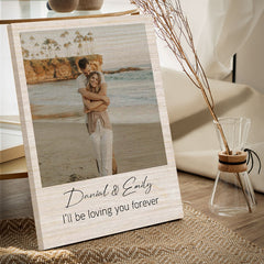 Personalized Valentine’s Day Gift for Husband | Custom Canvas Wall Art