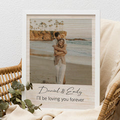 Personalized Valentine’s Day Gift for Husband | Custom Canvas Wall Art