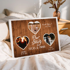 Personalized Valentine’s Day Gifts for Him | Valentines Day Canvas