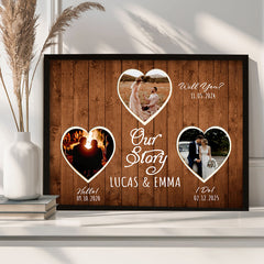 Personalized Valentine’s Day Gifts for Him | Valentines Day Canvas