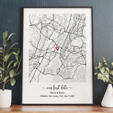 Personalized Valentine’s Day Gifts for Husband | Custom Map Prints