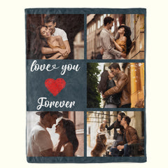 Personalized Valentine’s Gifts for Him | Custom Blanket with Pictures