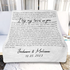 Personalized Valentines Day Gifts for Him | Custom Blanket