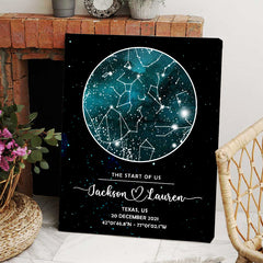 Personalized Valentines Day Gifts | Personalized Valentines Gifts for Husband | Couples Canvas Painting