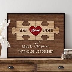 Personalized Valentines Day Gifts | Personalized Valentine Gift for Him | Couple Canvas