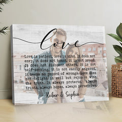 Personalized Valentines Day Gifts | Custom Valentine’s Day Gifts for Him | Couple Canvas Painting