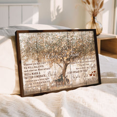 Personalized Valentines Gift for Him | Valentine Canvas Print