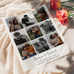 Personalized Valentines Gift for Husband | Valentine Canvas Art Print