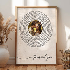 Personalized Valentines Gift for Husband | Valentine Canvas Art