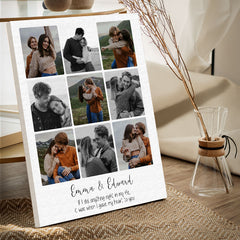 Personalized Valentines Gift for Husband | Valentine Canvas Art Print